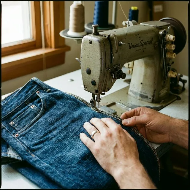 How to Hem Jeans & Keep the Original Hem — cover