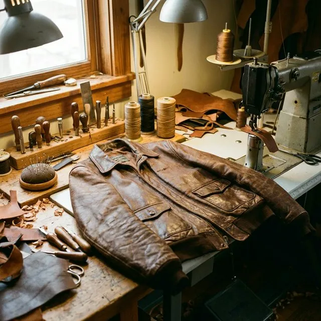 Leather jacket lining